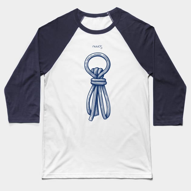 Nautical Sailor Sail Knot 10 of 15 Baseball T-Shirt by jjmpubli